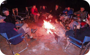 Camped near Lake Disappointment