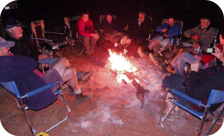 Camped near Lake Disappointment