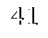 41 41
