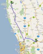 Northam to Eneabba